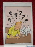 Lot de 4 cartes postales Tintin - Hergé numérotées, Ongelopen, Ophalen of Verzenden
