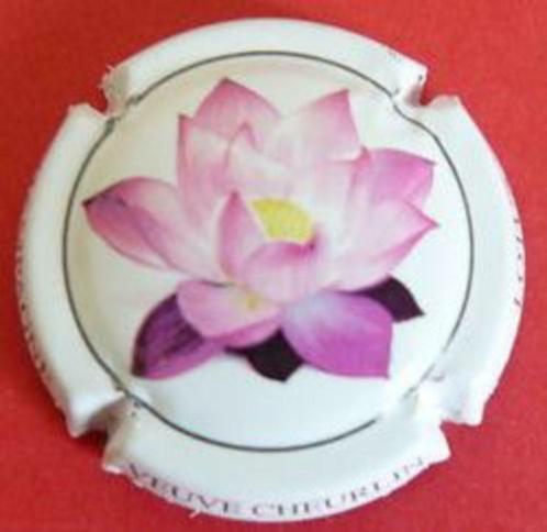Champagne capsules - Vve Cheurlin 11 - "Lotus" - (L 877), Collections, Collections Autre, Comme neuf, Envoi