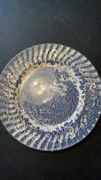 2 porcelein borden blauw, Enlèvement