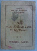 Om onze kleinen doen te boetseren zeer oud knutselboekje, Antiek en Kunst, Verzenden