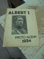 Albert I - photo album 1934, Collections, Enlèvement ou Envoi, Utilisé, Magazine ou livre