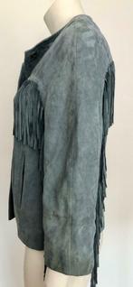 Steven K blazer, jasje, vest in suede, daim - FR 38, Kleding | Dames, Maat 38/40 (M), Zo goed als nieuw, Jasje, Steven K