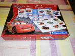 Jeu 3 en 1 cars lotto domino memo, Trois ou quatre joueurs, Enlèvement ou Envoi, Utilisé