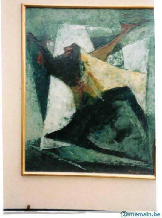 Ituri Guzman Bolivie (kerk Sint Gertrudis Baasrode), Antiek en Kunst, Kunst | Schilderijen | Modern, Ophalen