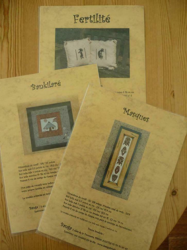 Broderies point de croix, Hobby & Loisirs créatifs, Broderie & Machines à broder, Comme neuf, Patron, Enlèvement ou Envoi