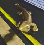 Lézard en Laiton - Longueur 29 cm, Comme neuf, Reptile ou Amphibien, Statue ou Figurine, Envoi