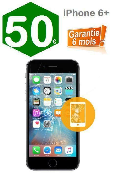 Réparation écran iPhone 6 Plus à 50€ Garantie 6 mois, Diensten en Vakmensen, Overige Diensten
