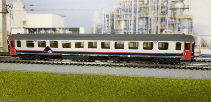 LS Models 12002 HO I10 memling set 2 stuks NMBS/SNCB, Hobby en Vrije tijd, Modeltreinen | H0, Zo goed als nieuw, Wagon, Gelijkstroom
