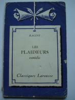 3. Racine Les plaideurs comédie Classiques Larousse 1963, Livres, Europe autre, Utilisé, Envoi