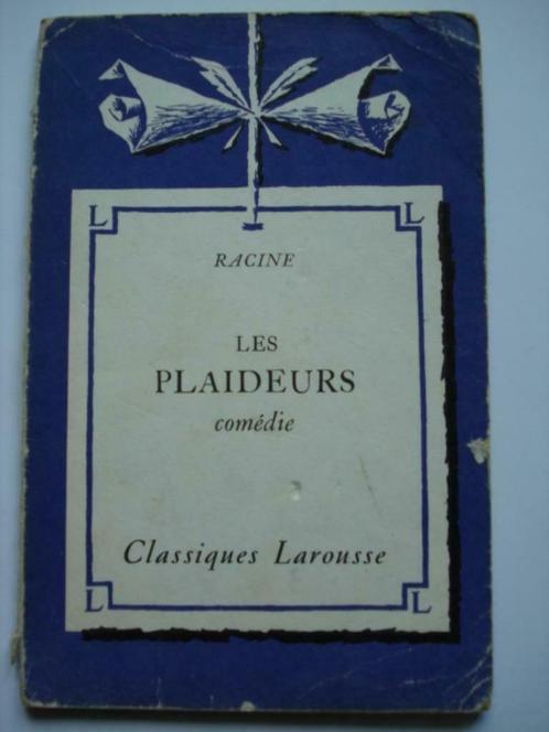 3. Racine Les plaideurs comédie Classiques Larousse 1963, Boeken, Literatuur, Gelezen, Europa overig, Verzenden