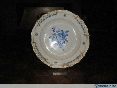 1 assiette polychrome en porcelaine de Tournai, Antiek en Kunst, Antiek | Keramiek en Aardewerk, Ophalen of Verzenden