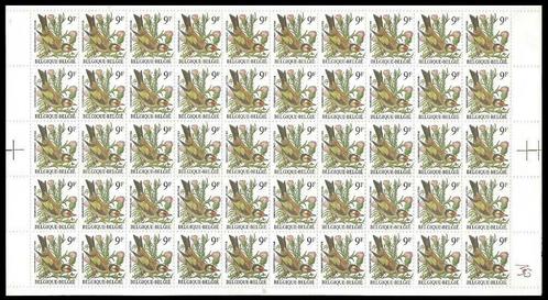 Feuille de timbres 2190 Oiseaux Chardonneret – André Buzin, Timbres & Monnaies, Timbres | Europe | Belgique, Timbre-poste, Enlèvement ou Envoi