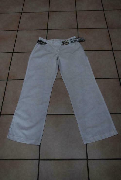 Pantalon "Trussardi jeans" Taille basse blanc T44 comme NEUF, Vêtements | Femmes, Culottes & Pantalons, Comme neuf, Taille 42/44 (L)