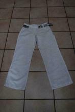 Broek "Trussardi jeans" Lage taille wit Maat 44 Als NIEUW, Lang, Maat 42/44 (L), Trussadi jeans, Ophalen of Verzenden