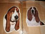 Stickers Bassethound basset, Verzenden, Zo goed als nieuw