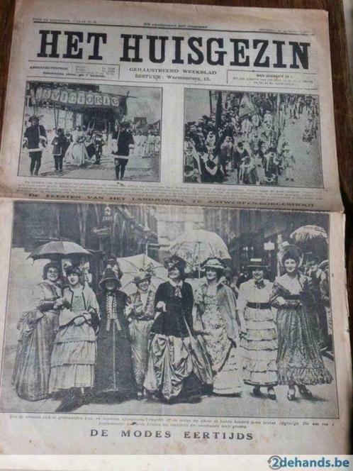 Geïllustreerd weekblad"Het huisgezin"25 aug.1929, Antiek en Kunst, Antiek | Boeken en Manuscripten, Ophalen of Verzenden