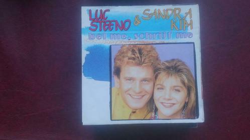 Luc steeno & sandra kim - bel me, schrijf me, CD & DVD, Vinyles Singles, Enlèvement ou Envoi