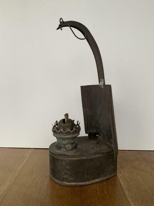 lampe lanterne artisanal  lampe a pétrole petrol Vintage, Antiquités & Art, Curiosités & Brocante, Enlèvement ou Envoi