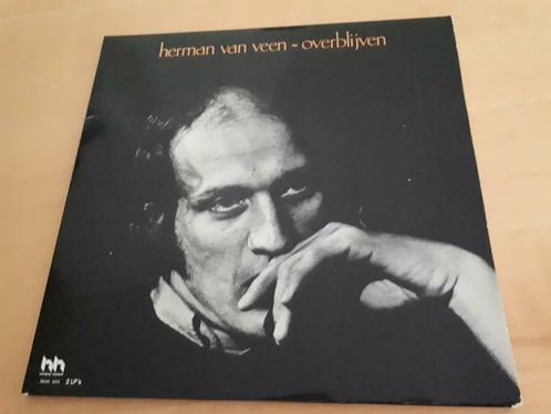 Herman Van Veen 1977 2X LP  Overblijven, Cd's en Dvd's, Vinyl | Nederlandstalig, Ophalen of Verzenden