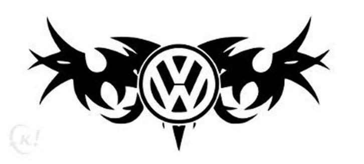 VW tribal sticker, Auto diversen, Autostickers, Ophalen of Verzenden