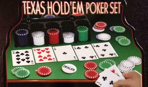 Poker set "Texas Hold'em Poker set", Hobby en Vrije tijd, Gezelschapsspellen | Kaartspellen, Nieuw, Ophalen of Verzenden