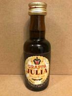 Grappa Julia - Stock - Mignonnette d'alcool - 3 cl - Italie, Pleine, Autres types, Italie, Enlèvement ou Envoi