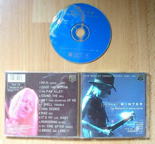 CD JOHNNY WINTER - RETOUR DE JOHNNY GUITAR - ROCK, CD & DVD, CD | Rock, Comme neuf, Pop rock, Enlèvement ou Envoi