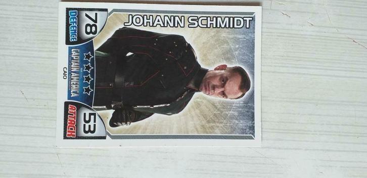 Hero Attax Johann Schmidt, Collections, Cartes à jouer, Jokers & Jeux des sept familles, Utilisé, Carte(s) à jouer, Enlèvement ou Envoi