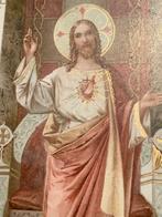 Heiligenprentje JEZUS met het HEILIG HART - 1911, Verzamelen, Bidprentje, Verzenden