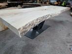 BOOMSTAM TAFELS - Houten tafels,  Tafelbladen planken, Ophalen, 100 tot 150 cm, Eiken, Overige vormen