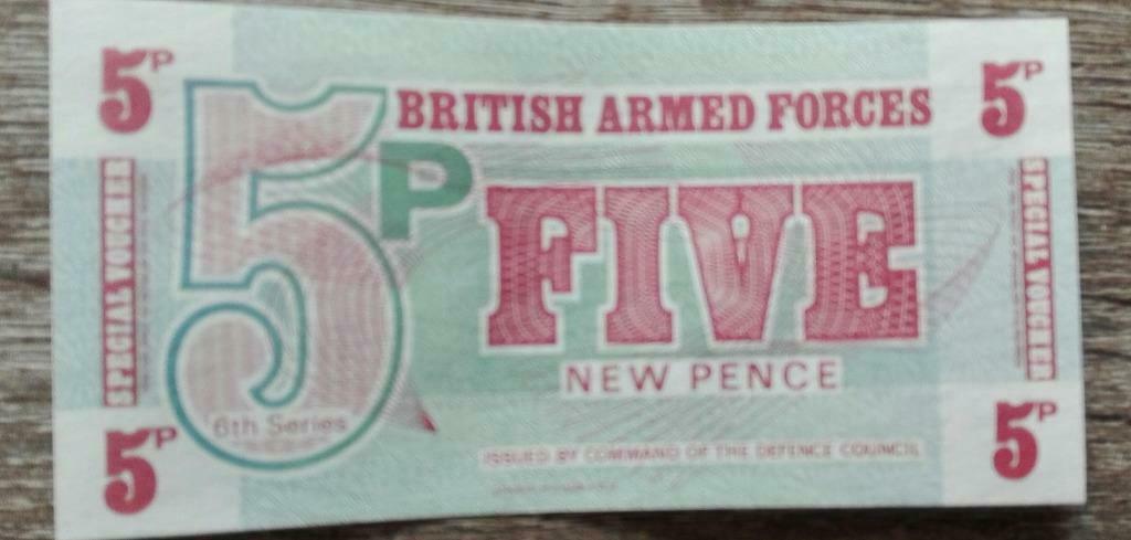 BANKBILJET - BRITISH ARMY, Enlèvement ou Envoi, Billets de banque