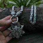 Koningsketting met Viking hanger, Autres matériaux, Avec pendentif, Envoi, Argent