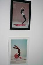 6 ingekaderde mode foto's Britse Vogue sterrenbeelden, Minder dan 50 cm, Gebruikt, Ophalen of Verzenden, Foto of Poster