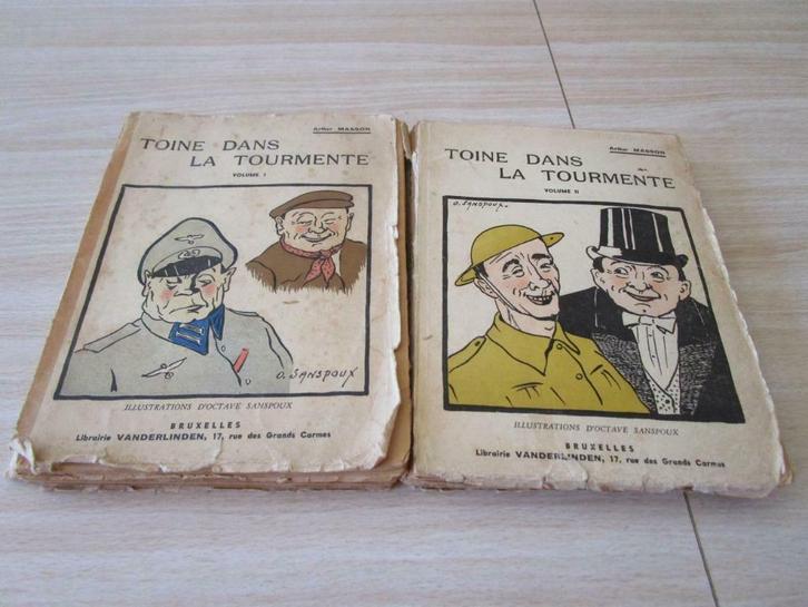 Toine dans la tourmente 1 et 2, Livres, Humour, Utilisé, Enlèvement ou Envoi