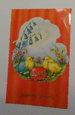 Oude postkaart "Joyeuses Pâques", Gelopen, Feest(dag), 1960 tot 1980, Ophalen of Verzenden