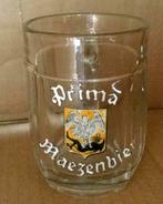 bier brouwerij kroes glas Maezenbier prima emaille, Verzamelen, Ophalen of Verzenden, Zo goed als nieuw, Bierglas