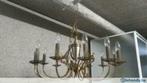 Luchter / luster in messing, Huis en Inrichting, Lampen | Kroonluchters, Ophalen, Gebruikt