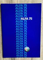 Brochure Alfa Romeo 75, Nieuw, Alfa Romeo, Ophalen of Verzenden
