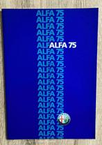 Brochure Alfa Romeo 75, Ophalen of Verzenden, Nieuw, Alfa Romeo