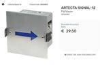 ARTECTA richting aanduiding blauw led, Ophalen of Verzenden, Nieuw