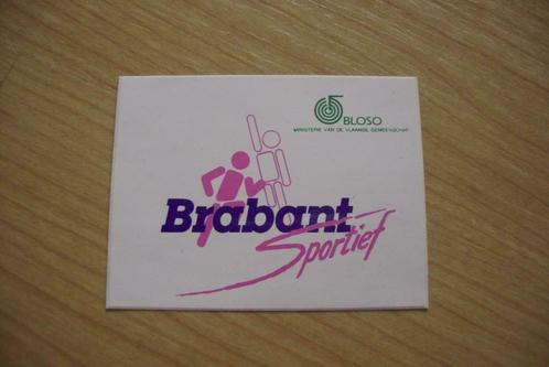 Sticker Bloso ‘Brabant sportief’, Verzamelen, Stickers, Nieuw, Bedrijf of Vereniging, Ophalen of Verzenden