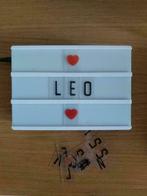 Lichtgevende letter box lamp, Comme neuf, Synthétique, Enlèvement ou Envoi