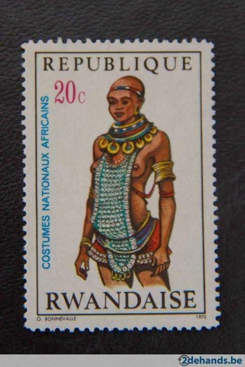 Postzegel Rwanda  OBP 346., Postzegels en Munten, Postzegels | Afrika, Postfris, Ophalen of Verzenden