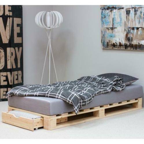 Palletstijl bed 90x200, Kinderen en Baby's, Kinderkamer | Bedden, Nieuw, Minder dan 140 cm, 100 cm of meer, Lattenbodem, Ophalen of Verzenden