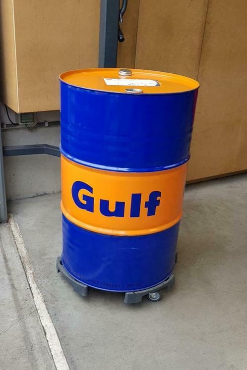 Olievat olieton barrel GULF, Hobby en Vrije tijd, Overige Hobby en Vrije tijd, Ophalen