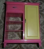 Barbie Kookfornuis - kast - paarse zetel, Kinderen en Baby's, Ophalen of Verzenden, Gebruikt, Barbie