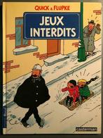 B.D. Quick et Flupke : Jeux interdits 1985, Gelezen, Ophalen of Verzenden, Eén stripboek, Hergé