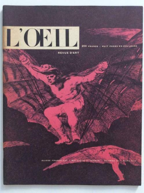 L'oeil - Revue d'Art n 15 mars 1956, Livres, Art & Culture | Arts plastiques, Enlèvement