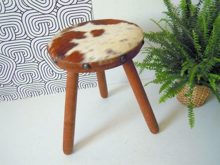 Vintage driepikkel met koevel, Antiek en Kunst, Curiosa en Brocante, Ophalen of Verzenden