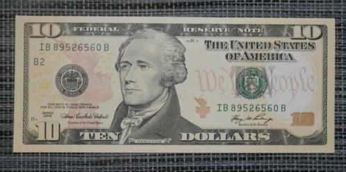 Amerika 10 Dollar Serie B New York 2006 UNC, Postzegels en Munten, Bankbiljetten | Europa | Niet-Eurobiljetten, Setje, Overige landen